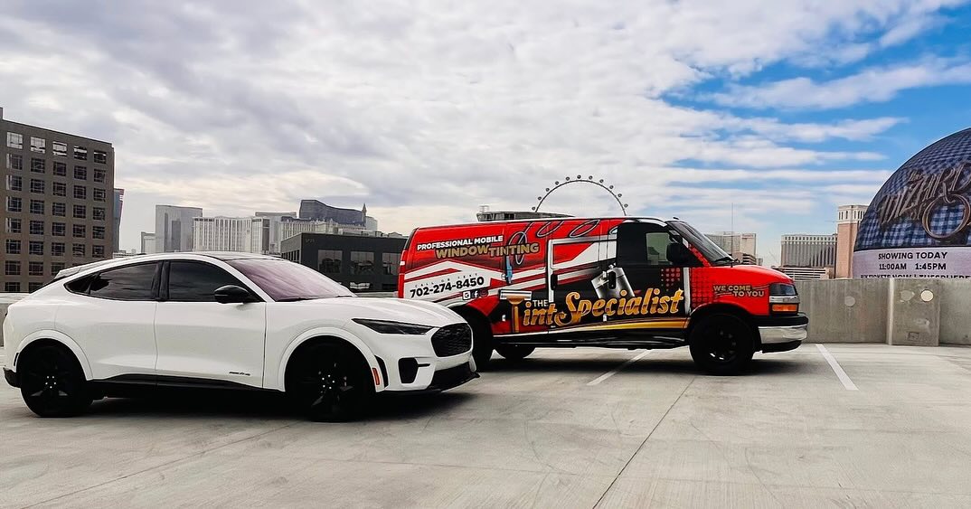 The Tint Specialist - Ford Mustang Mach-E window tint near the Las Vegas Strip The Tint Specialist - Ford Mustang Mach-E window tint near the Las Vegas Strip