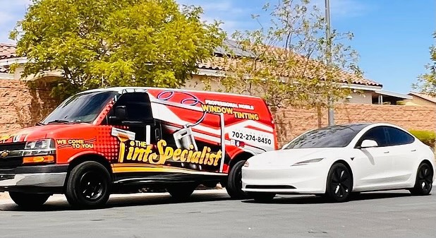 The Tint Specialist - Tesla Model 3 ceramic window tinting Las Vegas The Tint Specialist - Tesla Model 3 ceramic window tinting Las Vegas