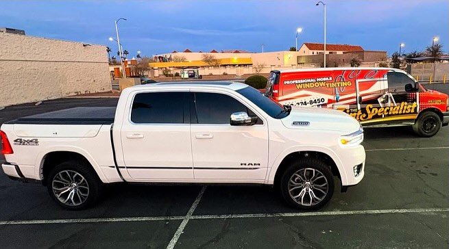 The Tint Specialist - Ram 1500 truck window tinting Las Vegas The Tint Specialist - Ram 1500 truck window tinting Las Vegas