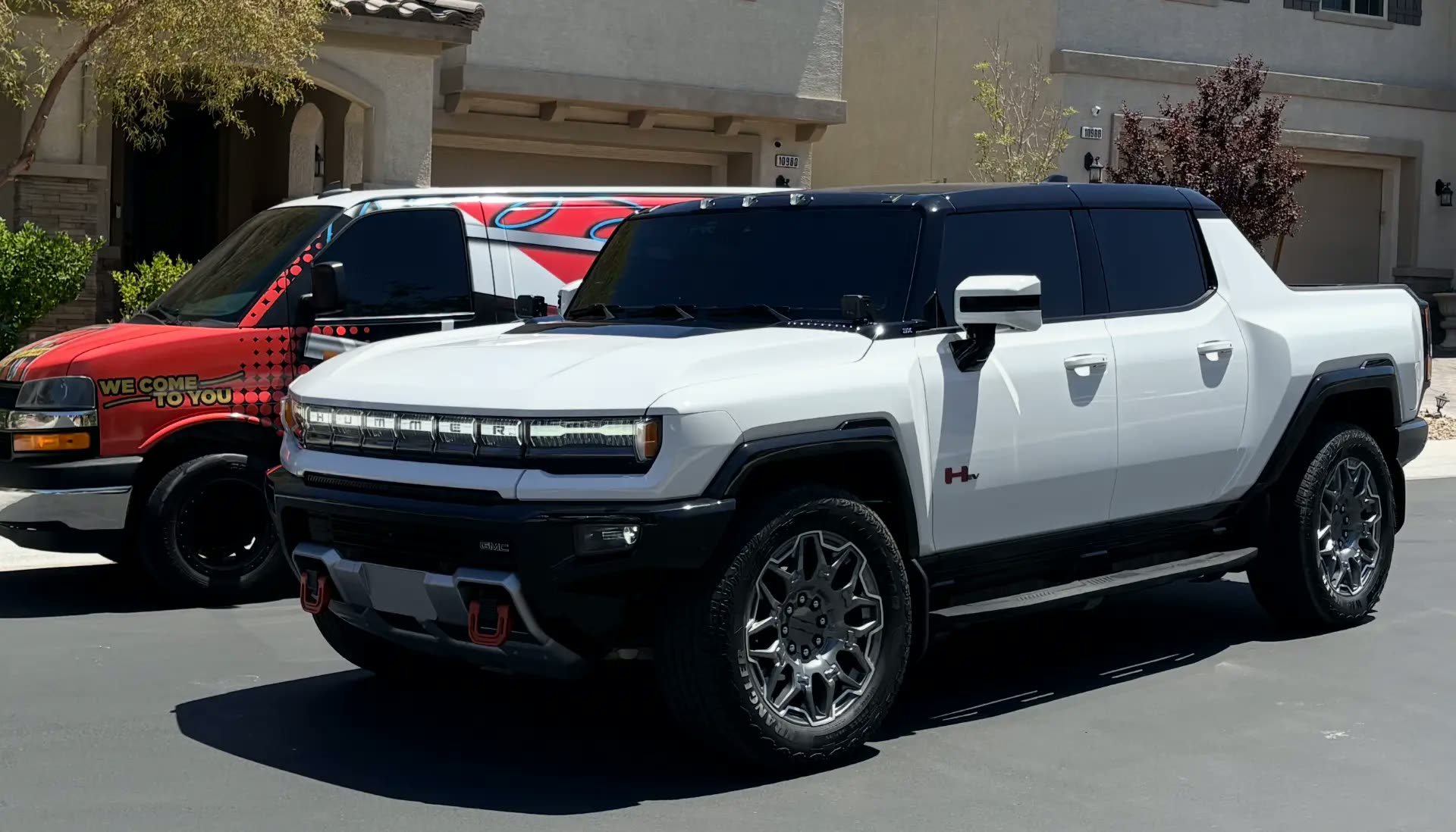 The Tint Specialist - 2025 GMC Hummer EV ceramic window tint in Southern Highlands Las Vegas The Tint Specialist - 2025 GMC Hummer EV ceramic window tint in Southern Highlands Las Vegas